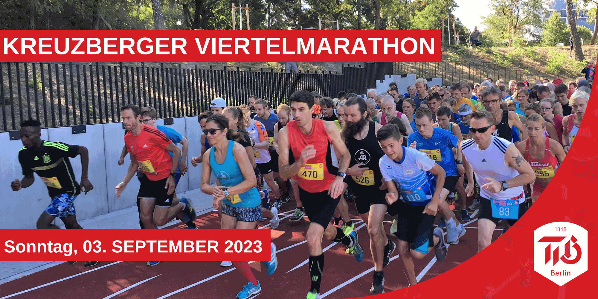 Event banner of 36. Kreuzberger Viertelmarathon