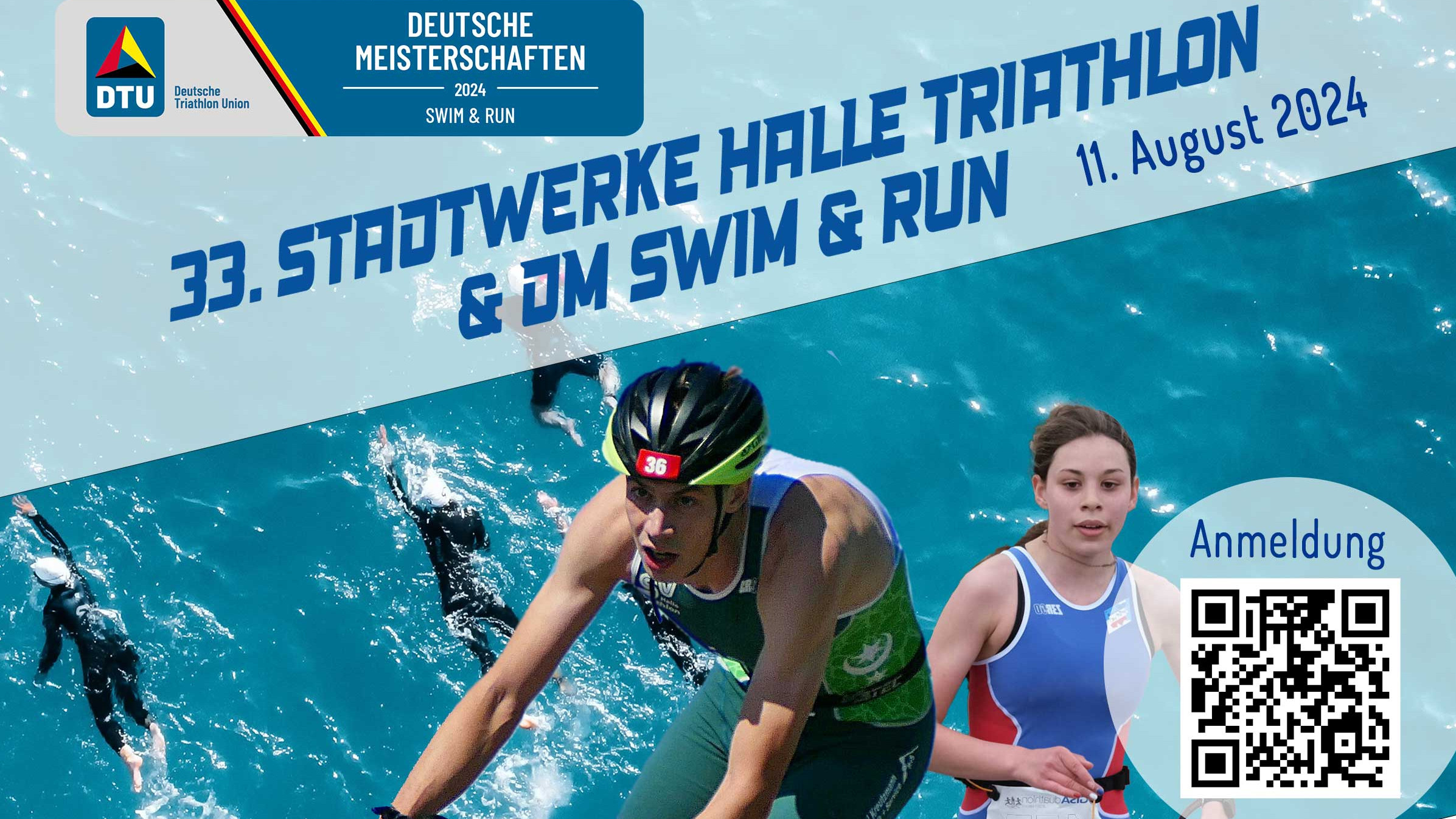 Eventbanner von 33. Stadtwerke Halle Triathlon 2024