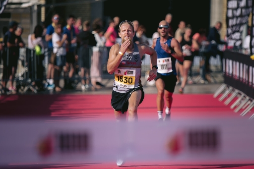 Zweiter Platz beim Halbmarathon